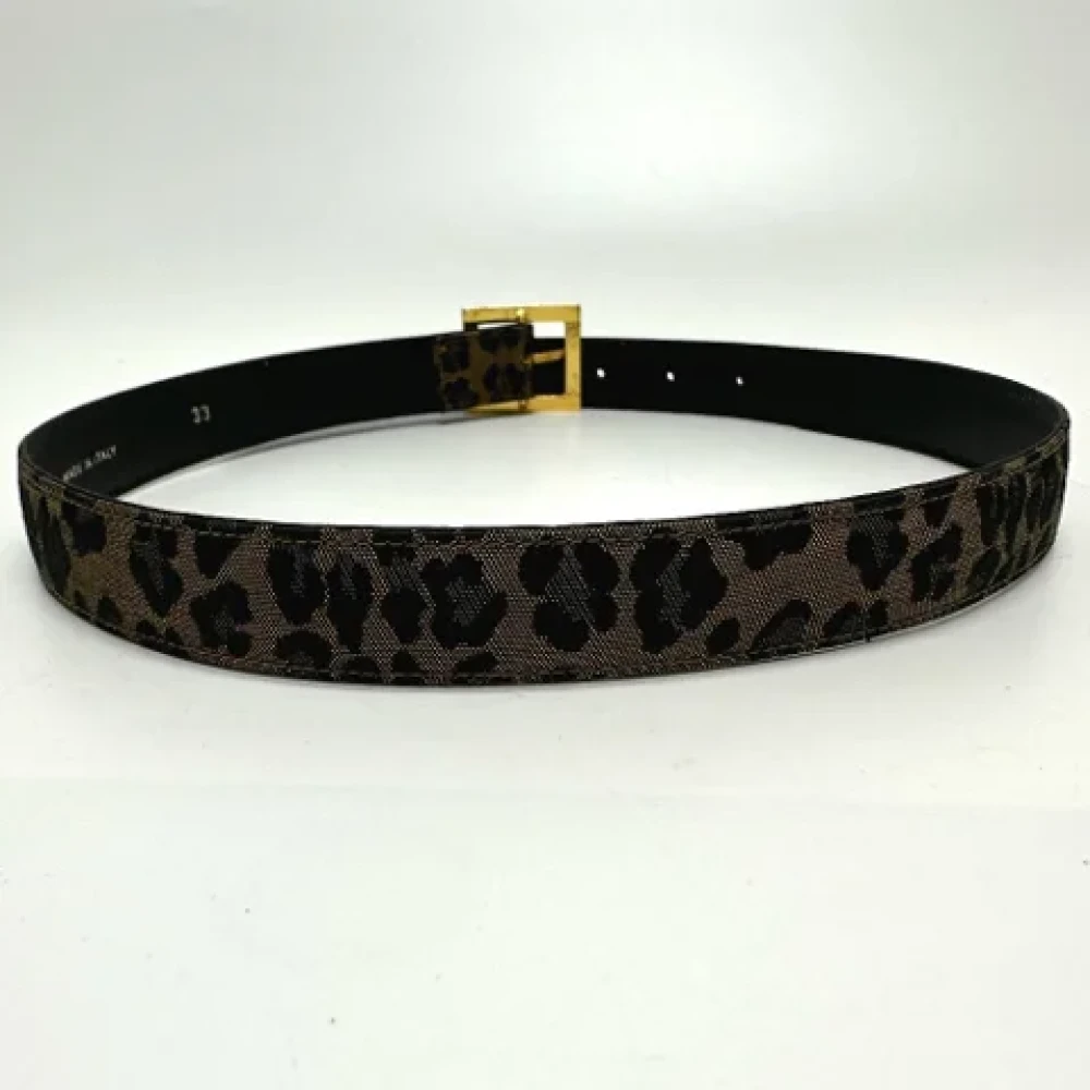 Fendi Vintage Pre-owned Fabric belts Brown Dames
