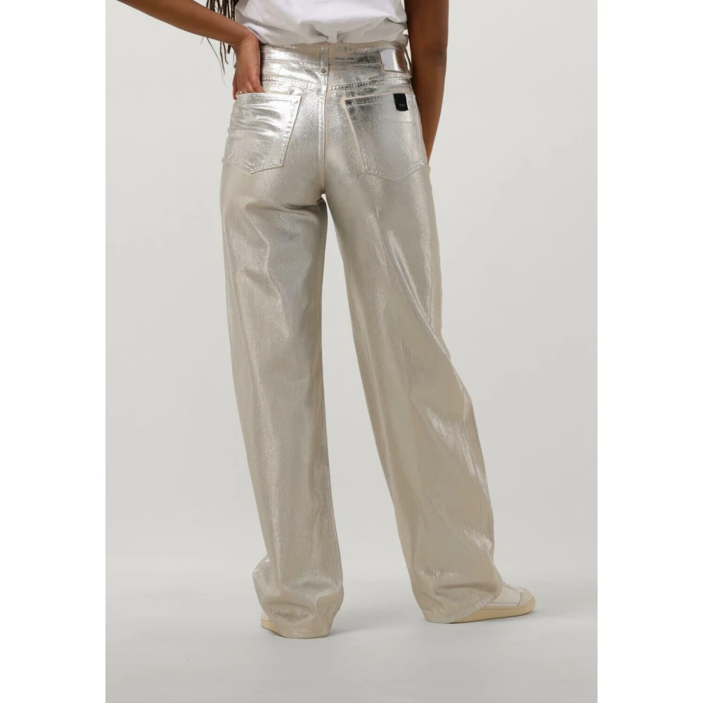 drykorn Zilveren Wijde Broek Medley Gray Dames