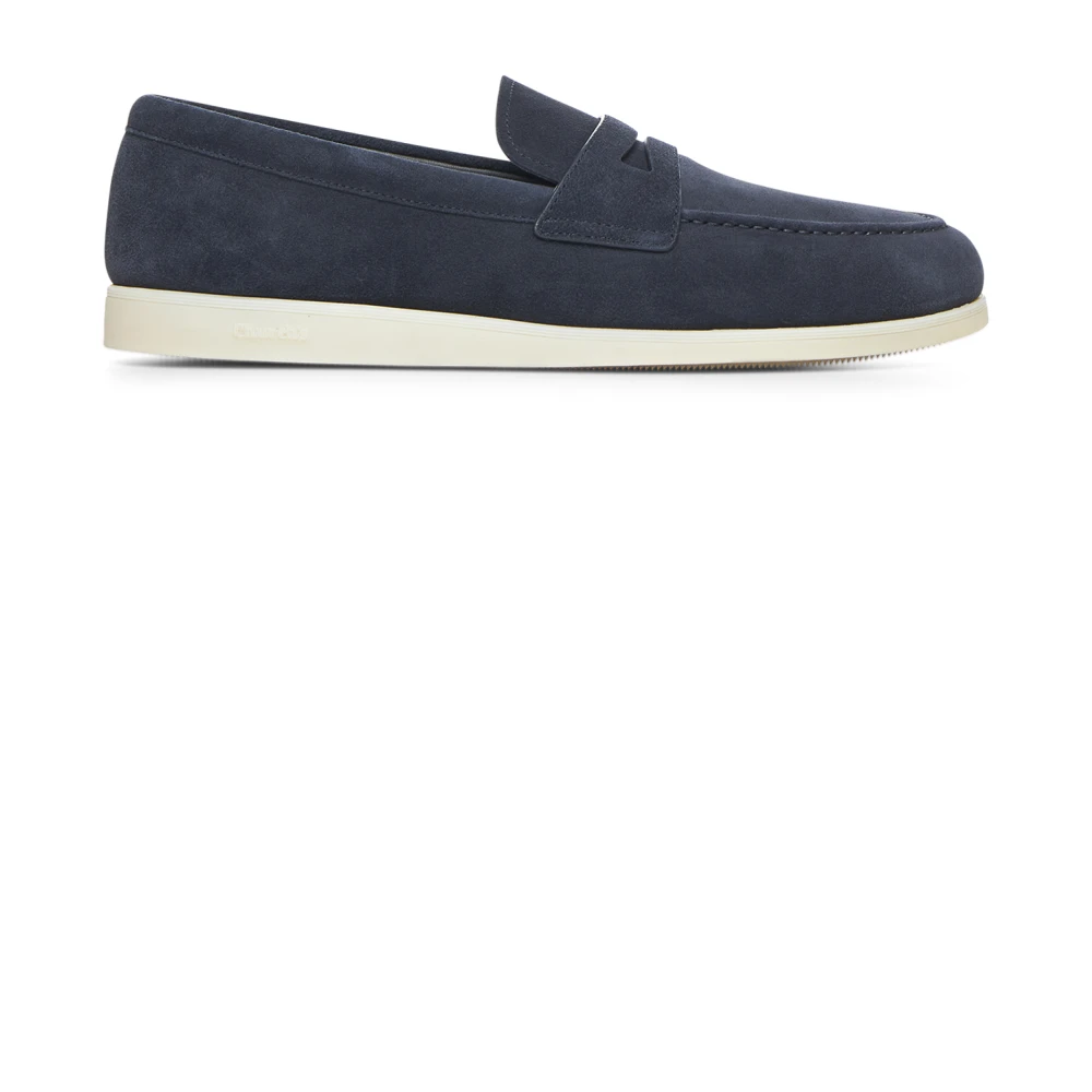 Churchs, Loafers, male, Blue, 10 UK, Blue Slip-On Penny Loafer Shoes