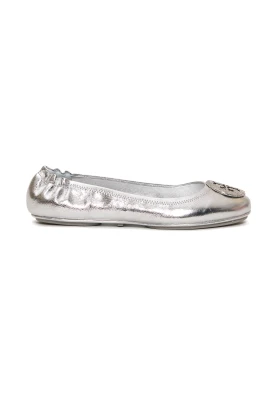 Silver Ballerina Skor med Mikrostrass