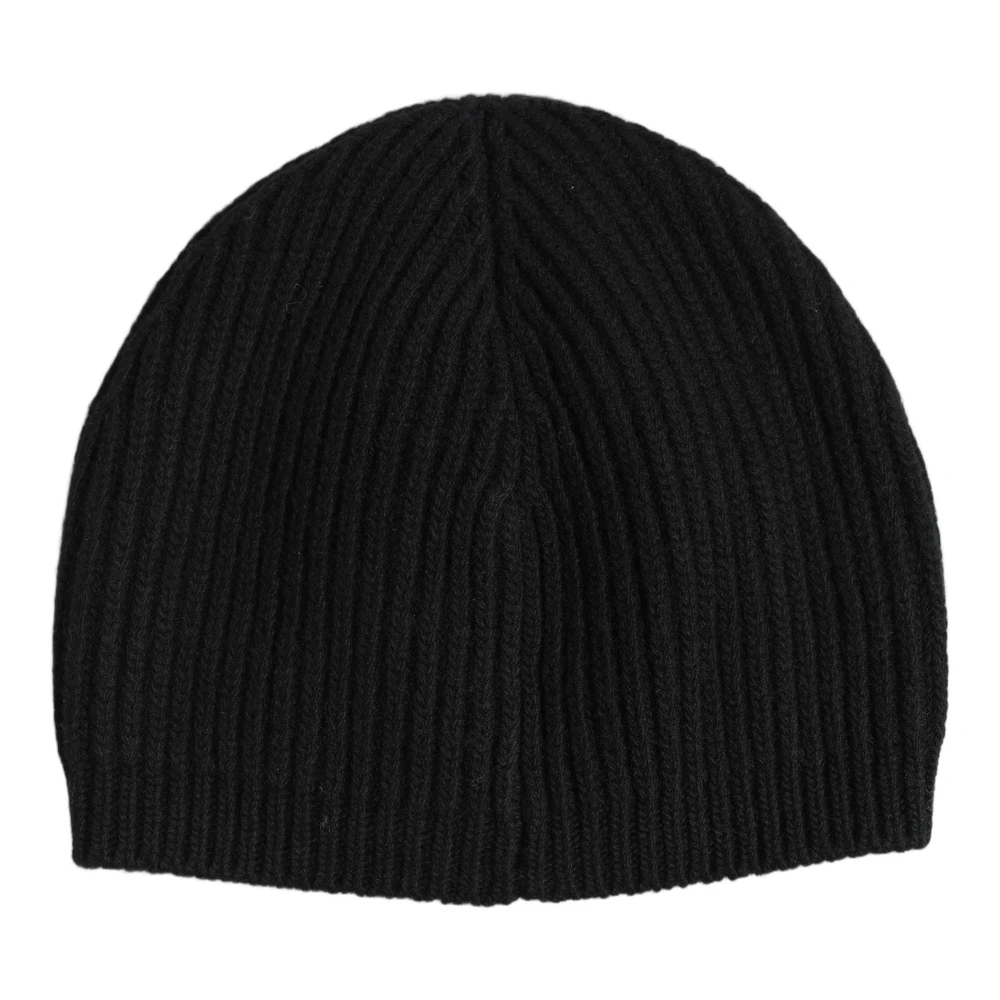 Dolce & Gabbana Black Beanie Cap - Unisex - Accessories - One Size - Accessories