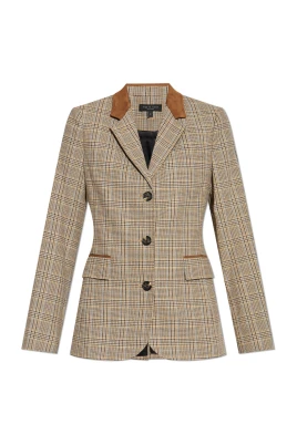 Rutigt mönster blazer