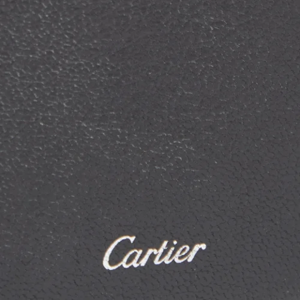 Cartier Vintage Pre-owned Leather home-office Black Dames