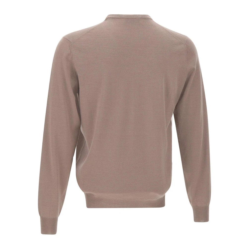 Filippo De Laurentiis Luxe Wol Zijde Kasjmier Trui Roze Pink Heren
