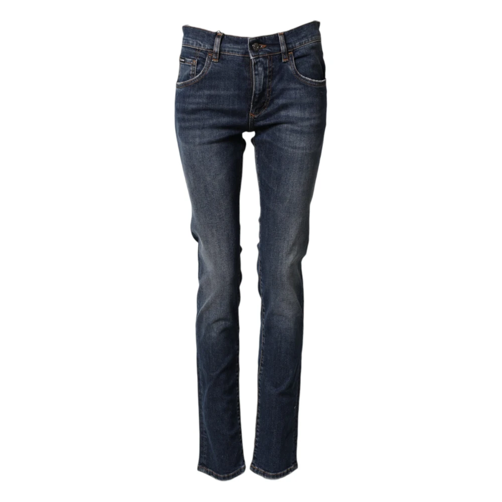 Dolce & Gabbana Women's Blue Skinny Jeans - Slim Fit Jeans - Xs - Jeans