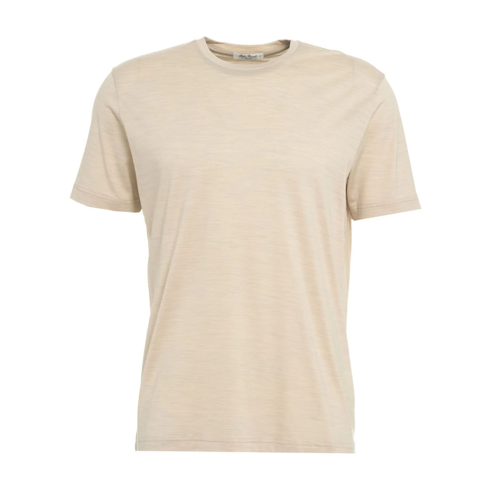Stefan Brandt Beige Enno Tee Heren T-shirt Beige Heren