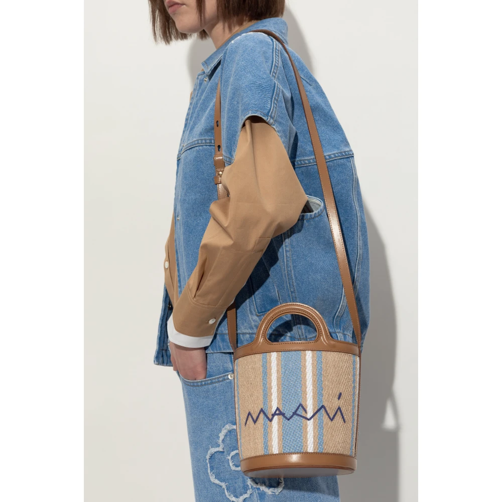 Marni Tropicalia bucket tas Multicolor Dames