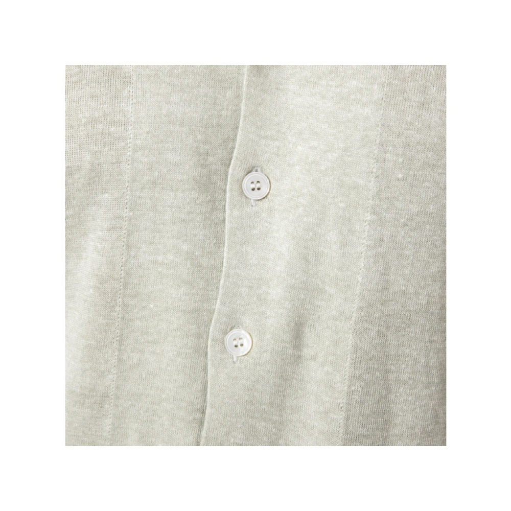 Gran Sasso Short Sleeve Shirt Green Heren