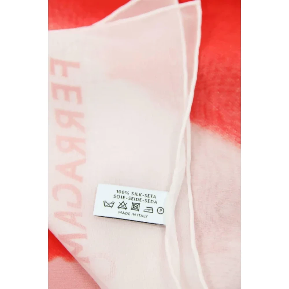 Salvatore Ferragamo Pre-owned Silk scarves Multicolor Dames