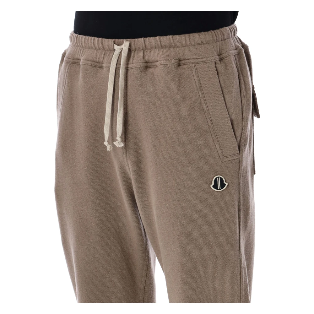 Moncler Dust Aw24 Joggers Unisex Katoen Gray Heren