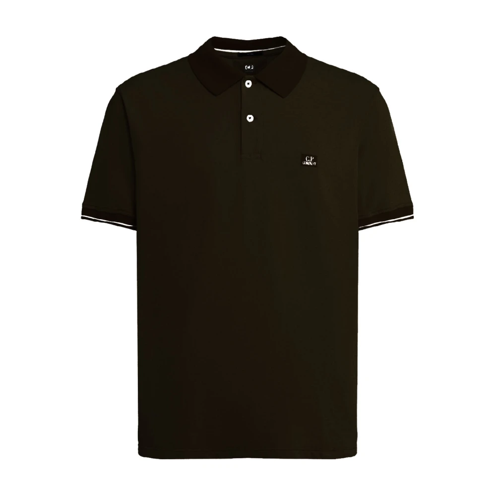C.P. Company Klassieke Polo Shirt van Katoenmix Black Heren
