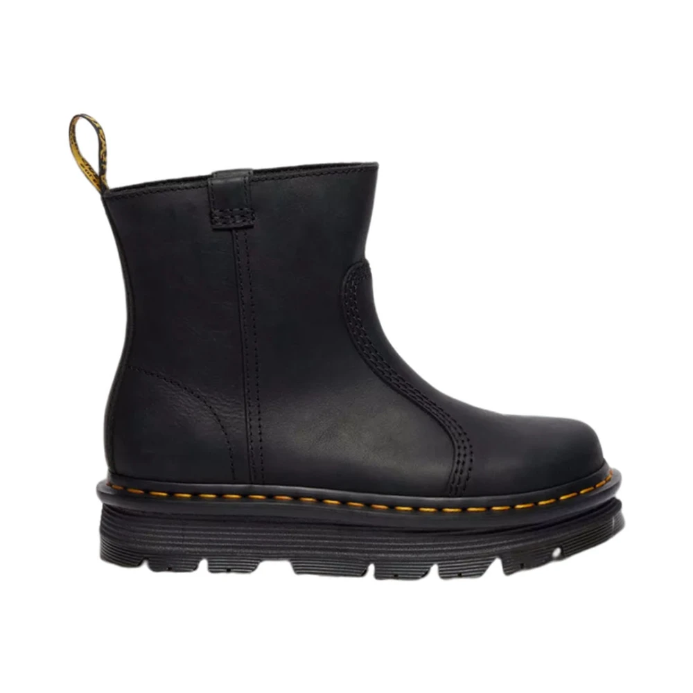 Dr. Martens Women's Black Ankle Boots, 3 Uk, Zebzag Rigger