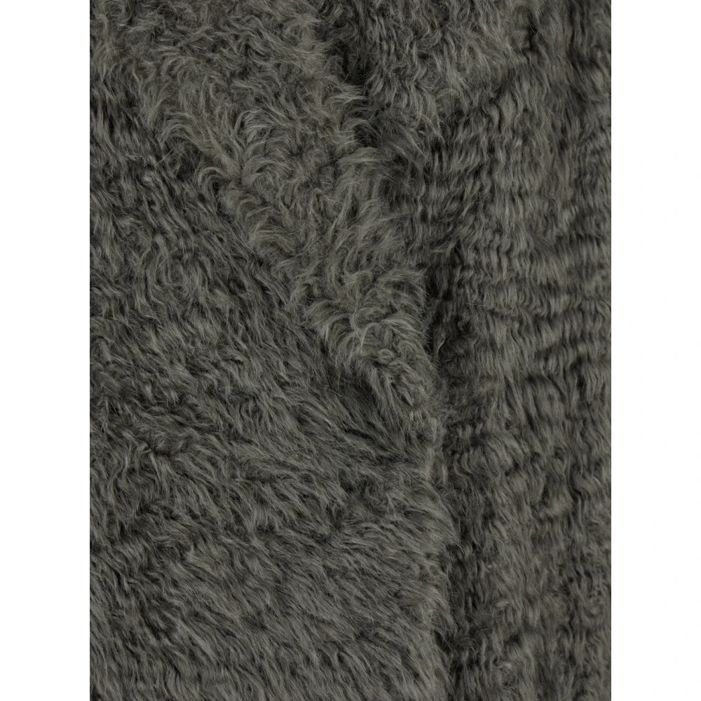Stand Studio Grijze Lange Jas voor Vrouwen Gray Dames