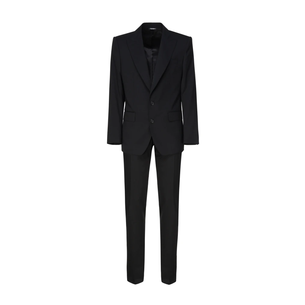 Dolce & Gabbana Single Breasted Suits Black Heren