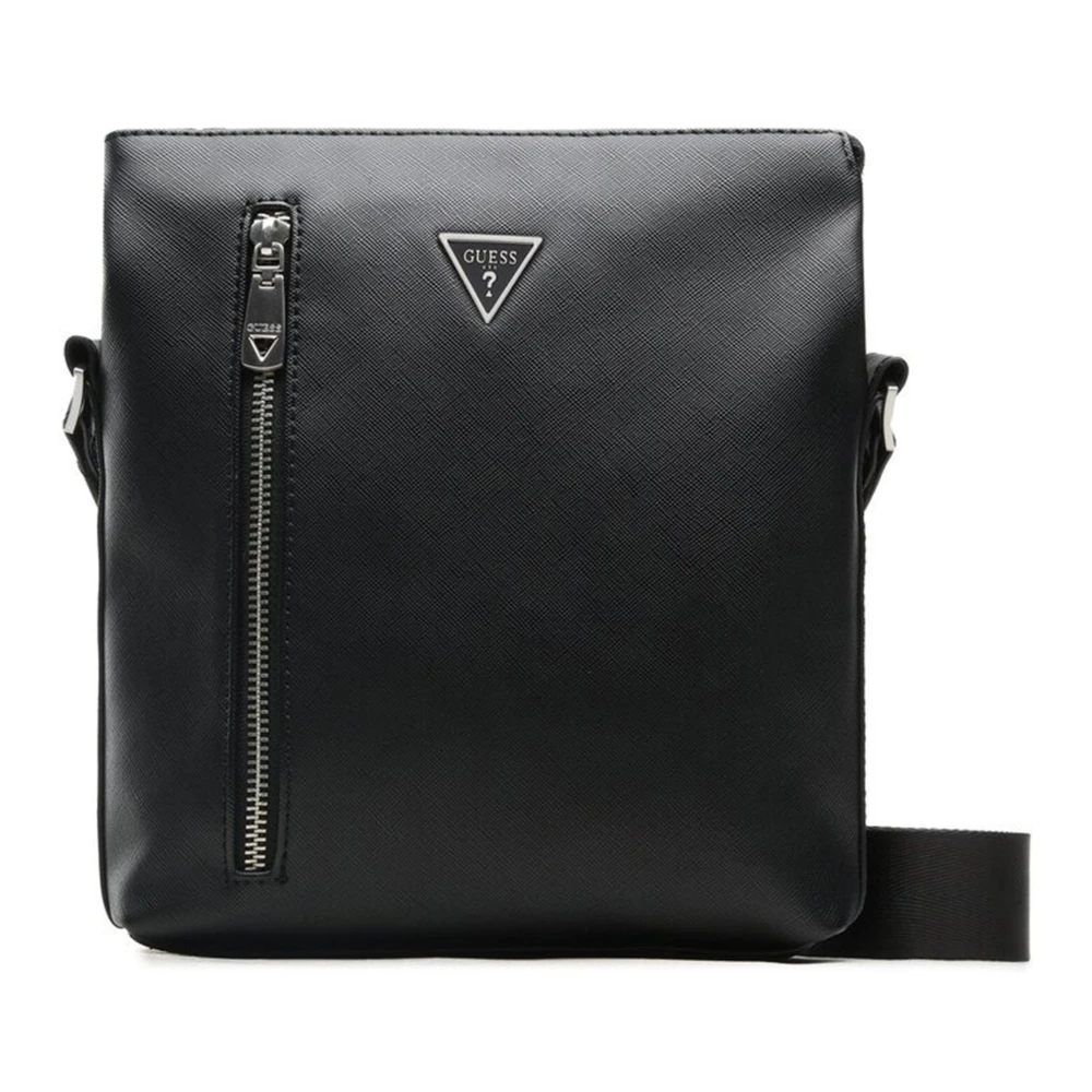 Guess Mannelijk Zwart E Handtas - Stijlvol Ontwerp