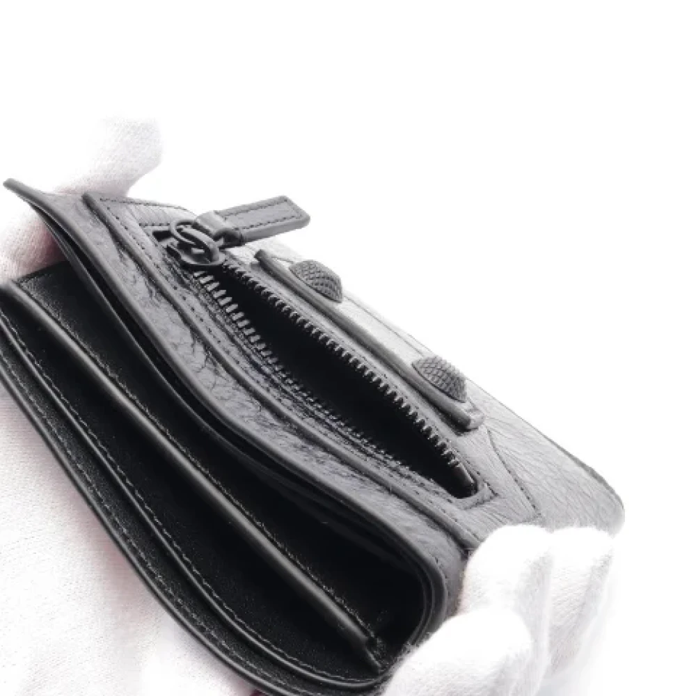 Balenciaga Vintage Pre-owned Leather wallets Black Dames