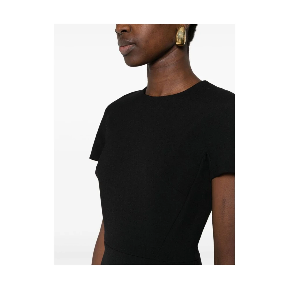 Victoria Beckham Midi Dresses Black Dames