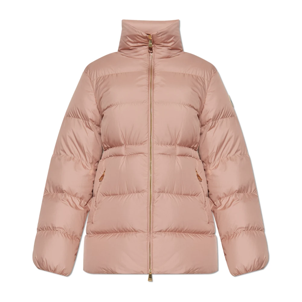 Moncler Pink Brossette Down Jacket - Female - Down Jackets - L - Jackets