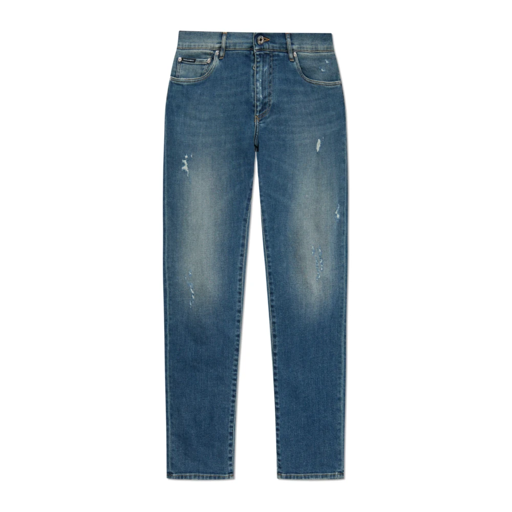 Dolce & Gabbana Men's Blue Jeans Slim 3XL