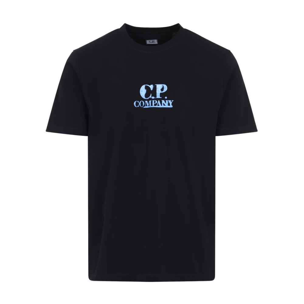 C.P. Company Total Eclipse Grafisch Logo T-Shirt Black Heren