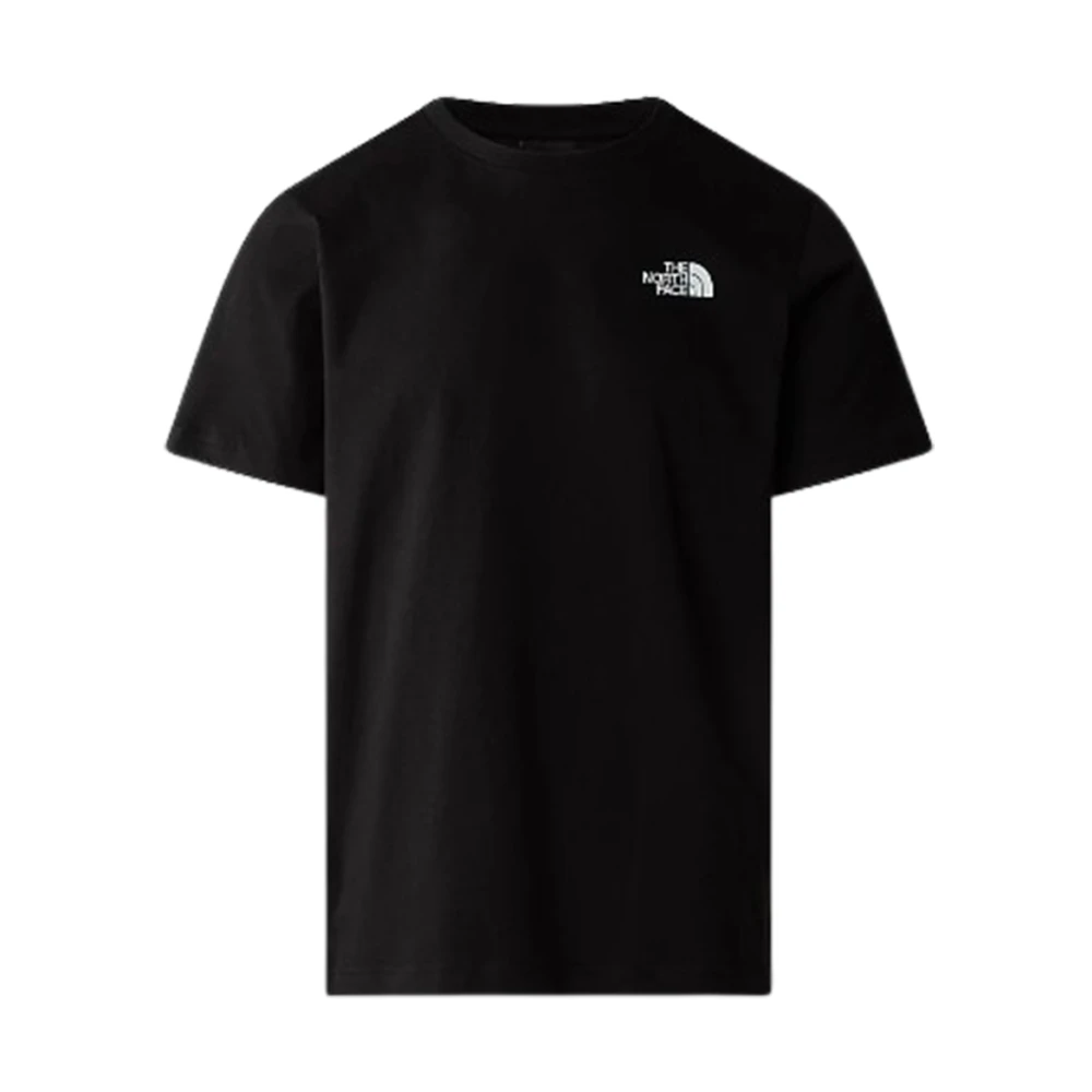 The North Face Redbox T-shirt met Bliksemprint Black Heren