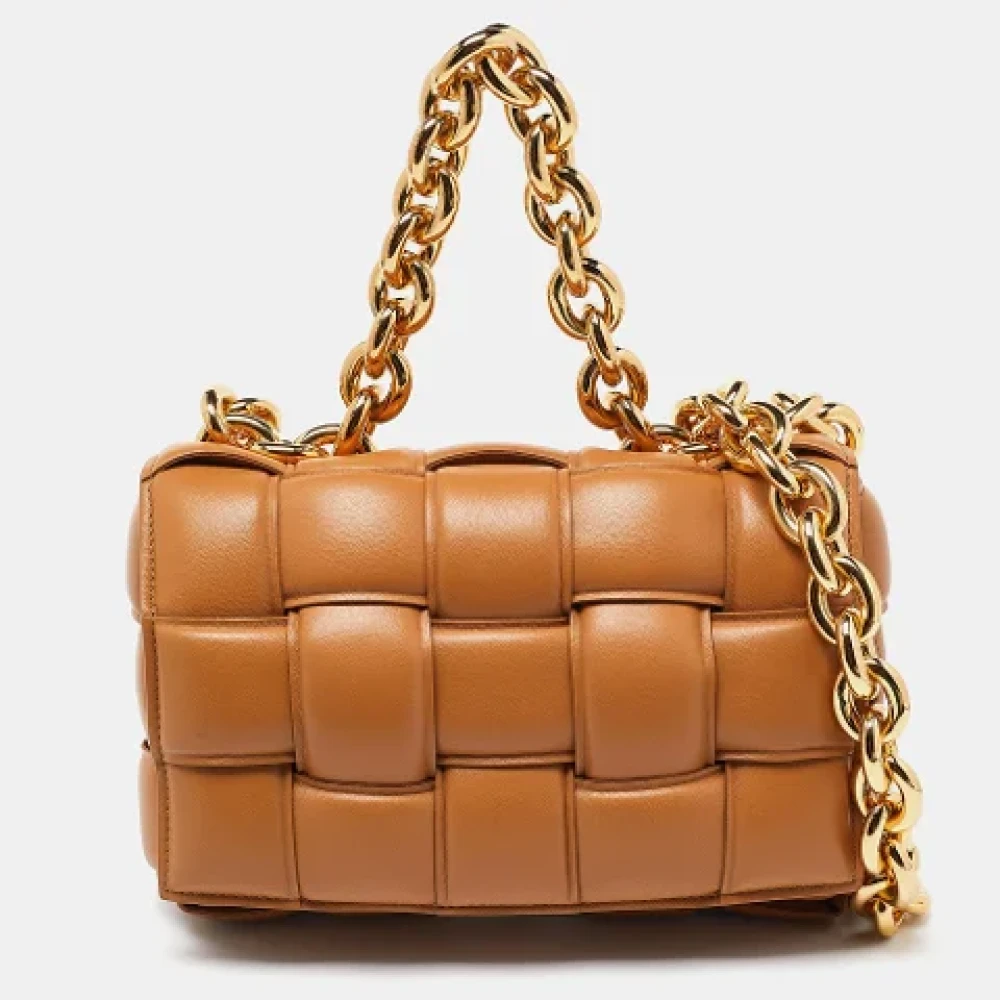 Bottega Veneta Vintage Pre-owned Leather shoulder-bags Brown Dames