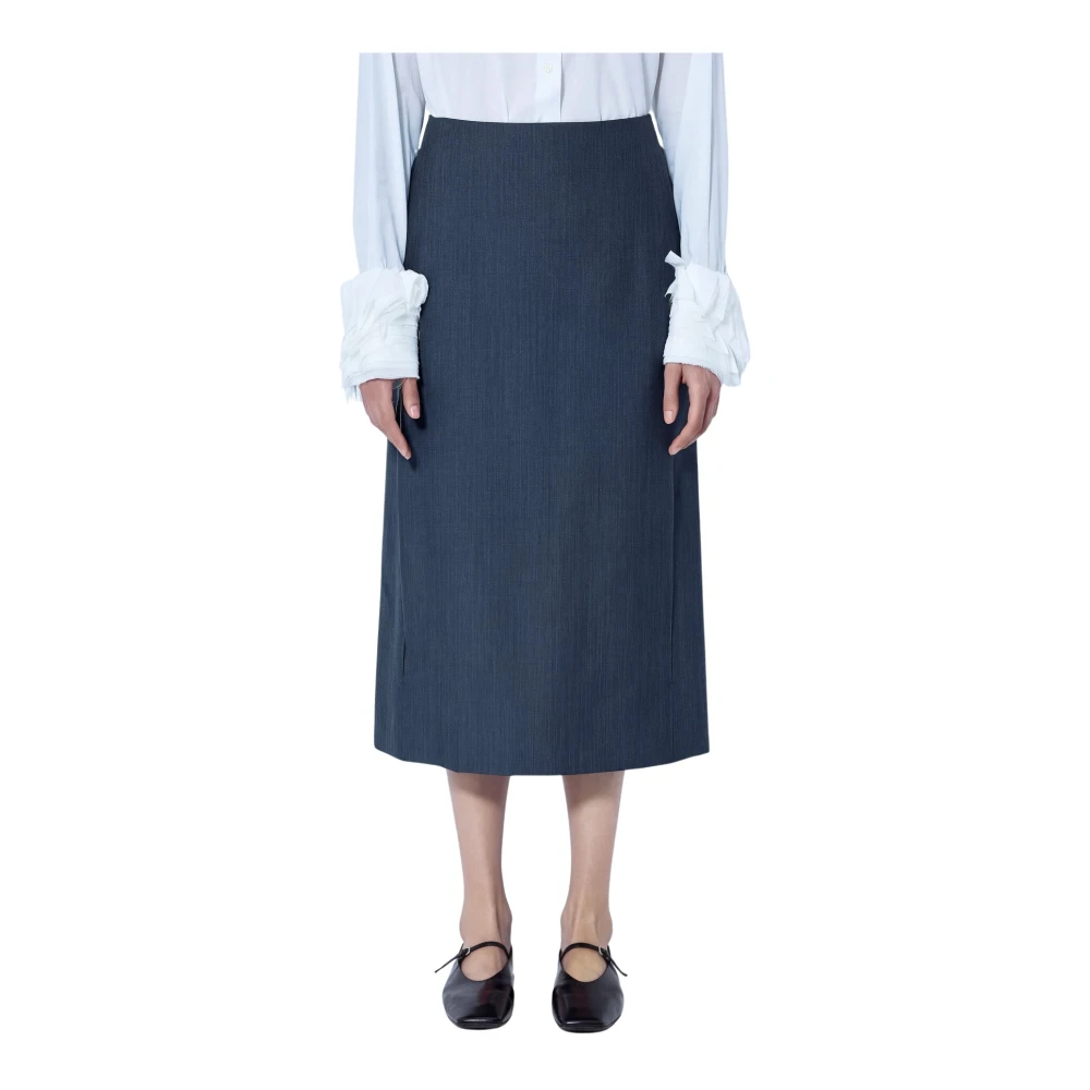 Jil Sander - Midirock - Skirts - Damen - Grau - Xs - Bild 5