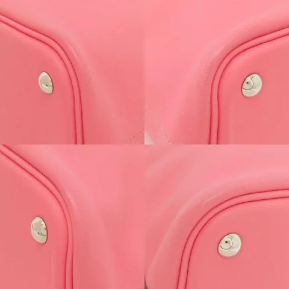 Hermès Vintage Pre-owned Fabric handbags Pink Dames