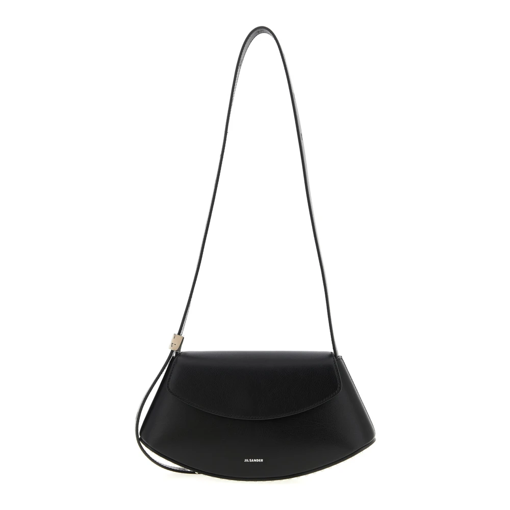 Jil Sander Women's Black Eldorado Crossbody Small - Cross Body Bags - One Size - Bags