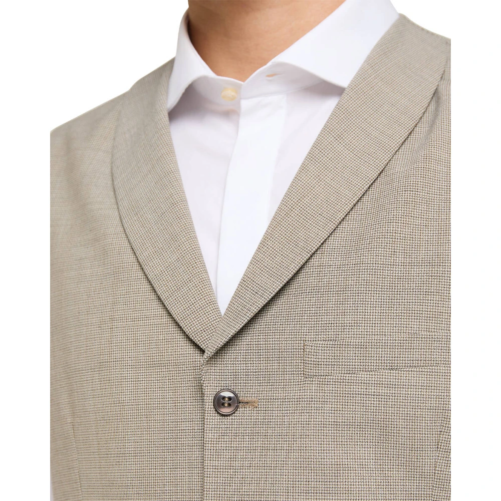carl gross Warren Vest Beige Heren