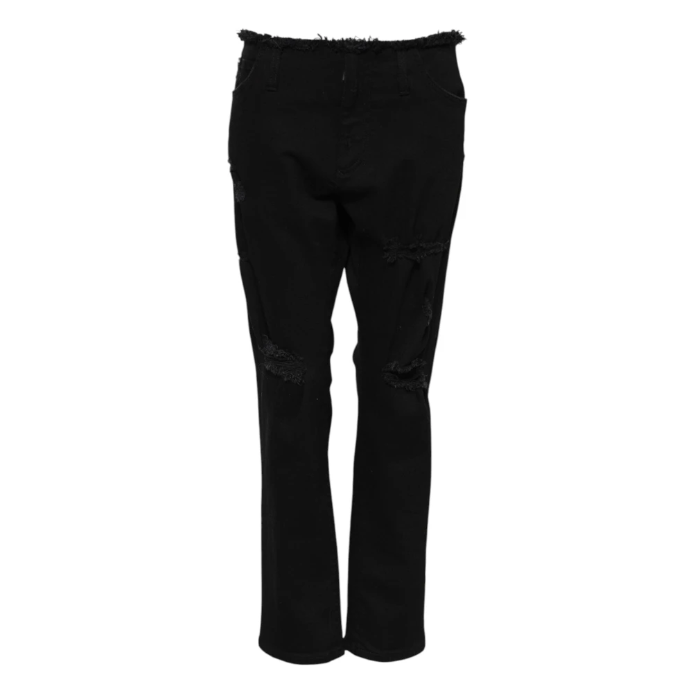 Dolce & Gabbana Women's Black Flared Denim Jeans - Bootcut Jeans - Xs - Jeans
