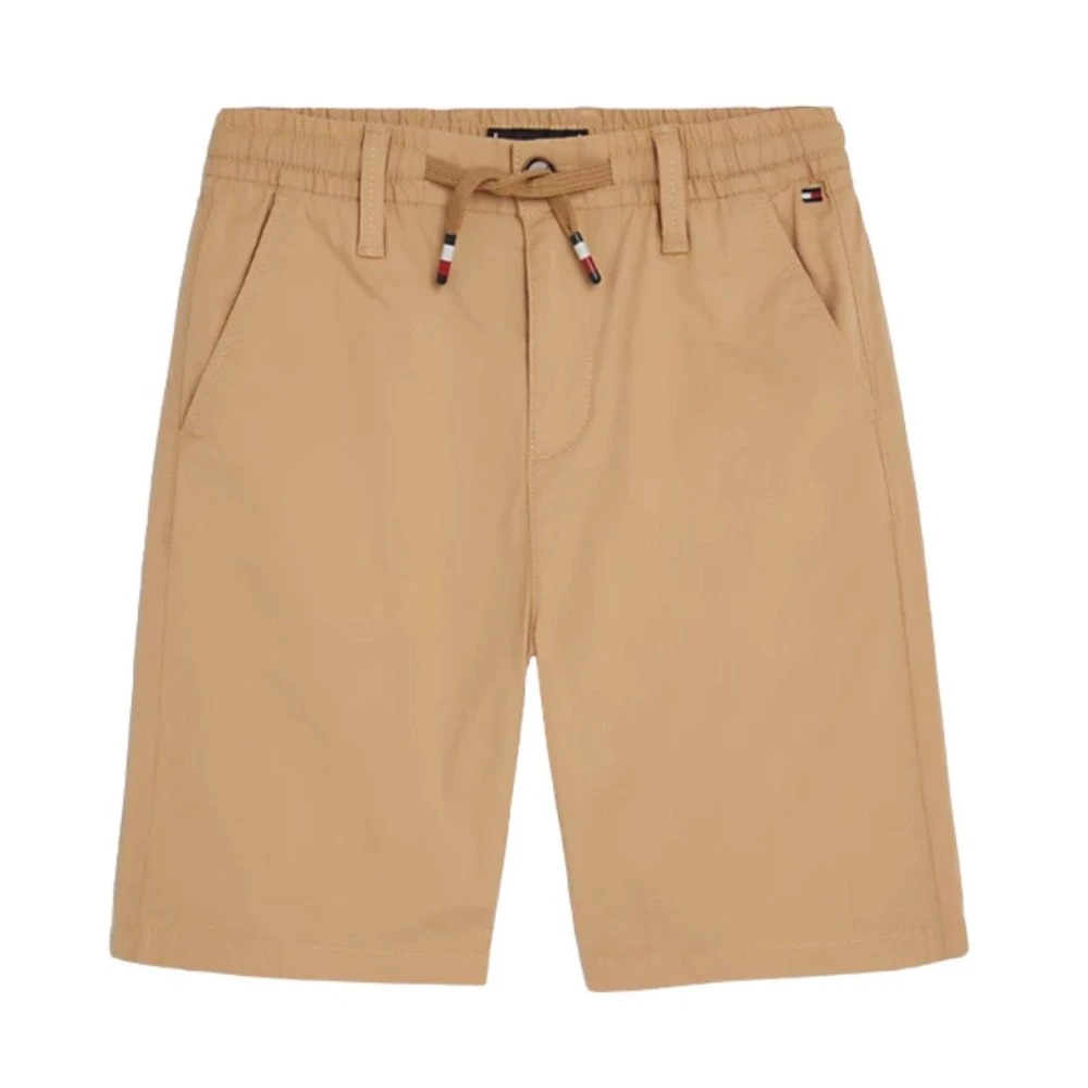 Tommy Hilfiger Poplin Shorts Tommy Jeans Brown, Pojke