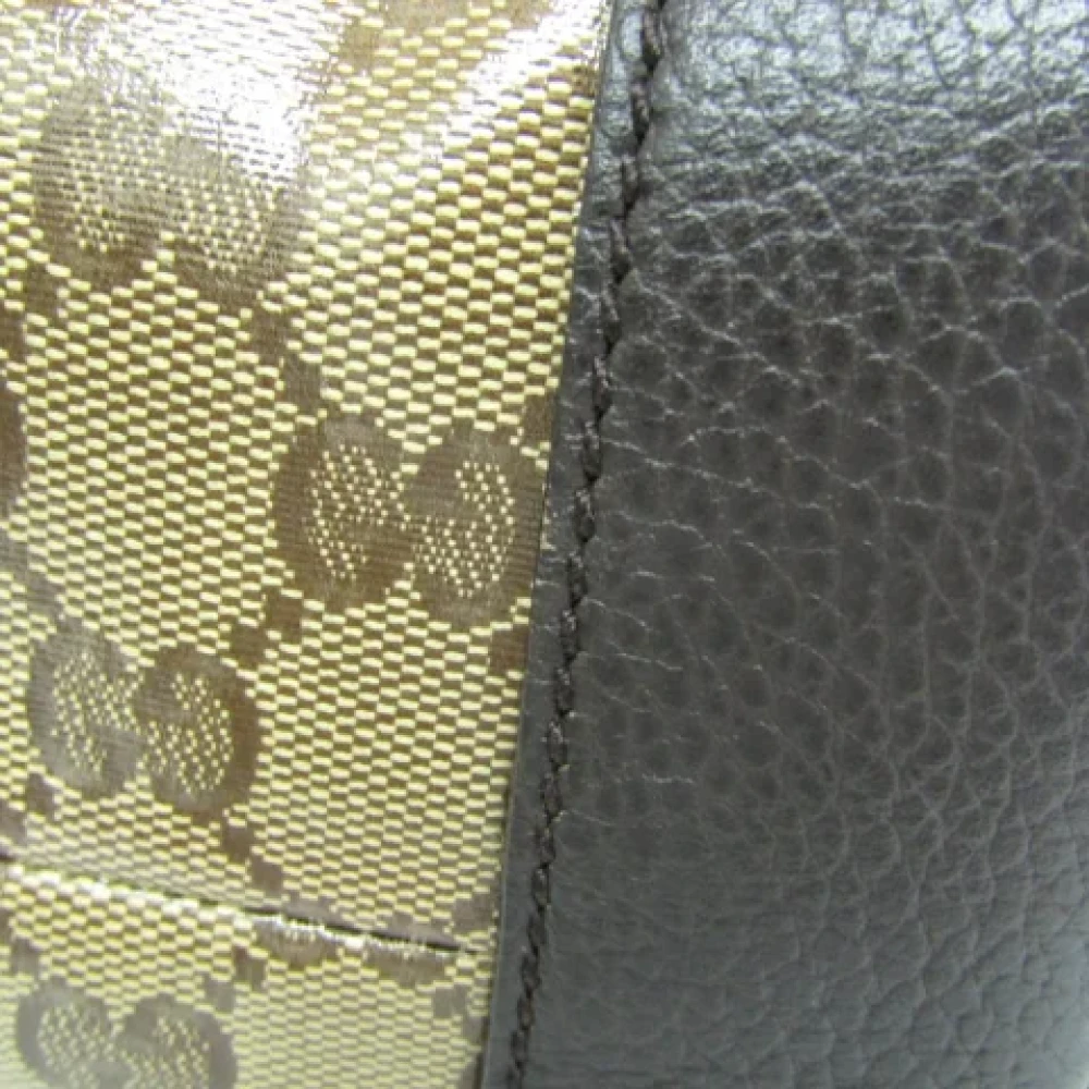 Gucci Vintage Pre-owned Plastic gucci-bags Beige Dames