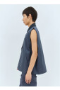 gilet-crewneck-en-twill-avec-poches
