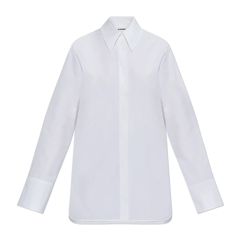 Jil Sander Katoenen shirt White Dames