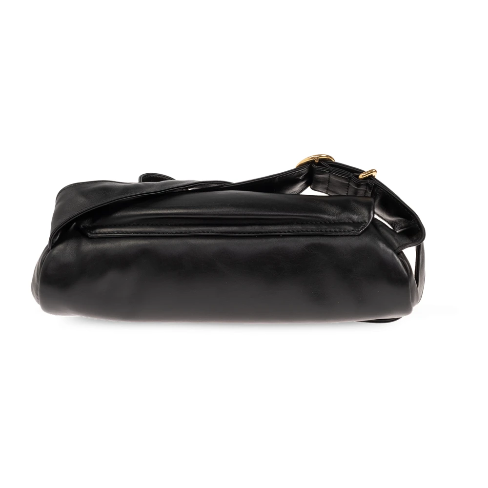 Jil Sander Kleine schoudertas Cannolo Black Dames