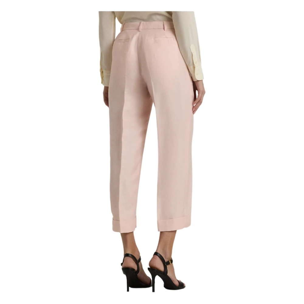 Ralph Lauren Cropped Trousers Pink Dames