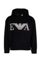 sweat-a-capuche-imprime-bleu