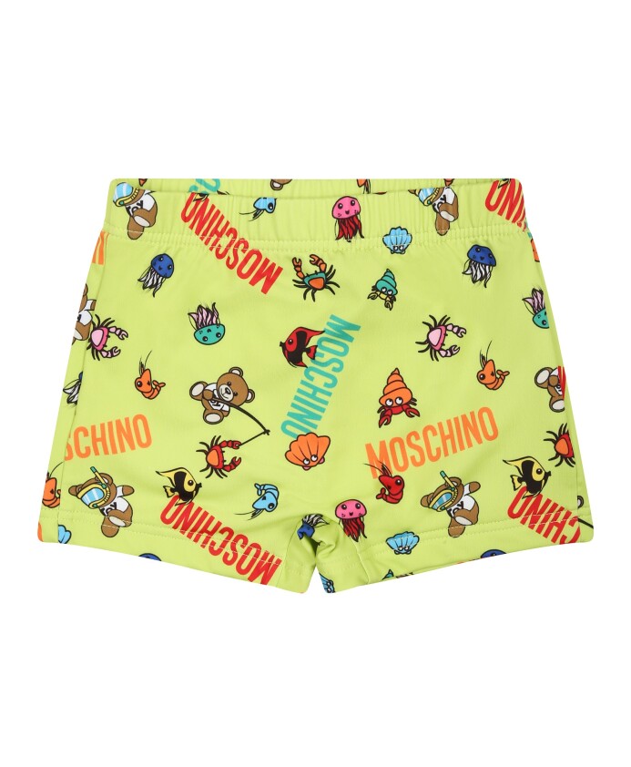 animaux-marins-short-de-bain-vert