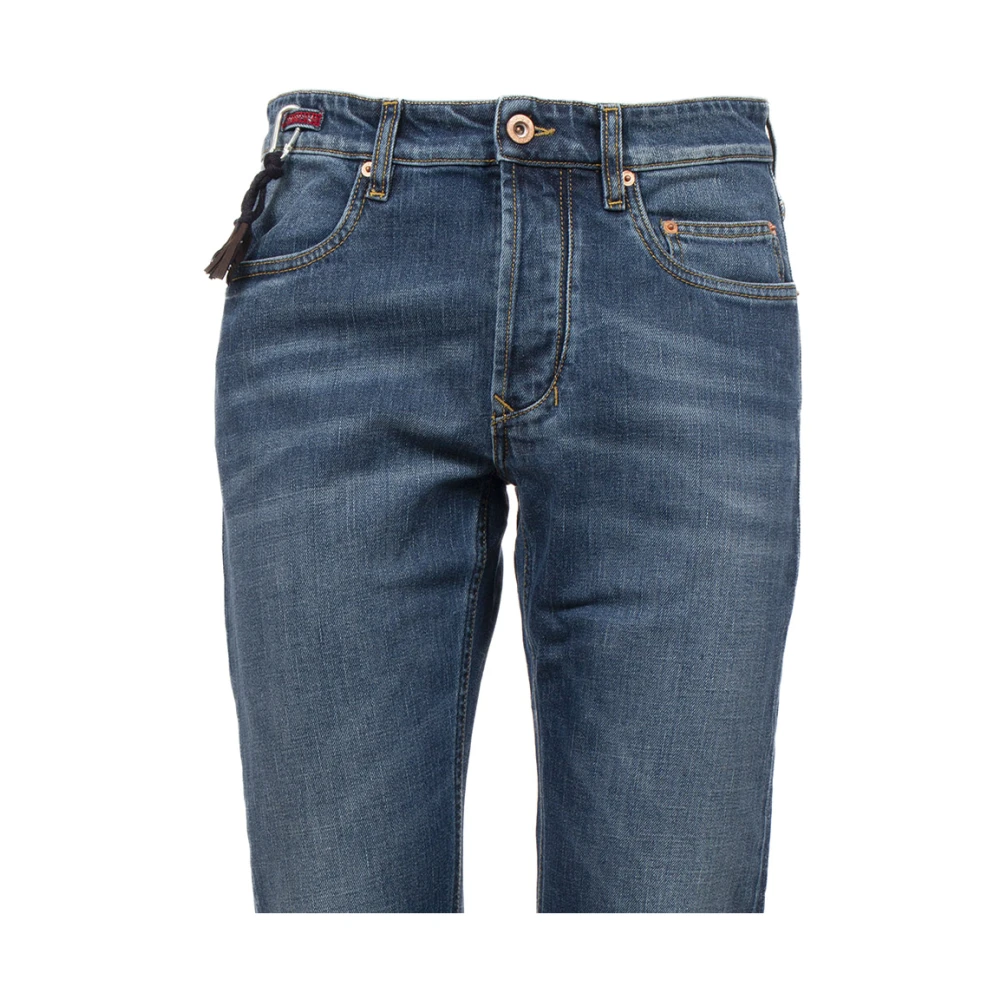 Siviglia Regular Fit Katoenmix 5 Zakken Jeans Blue Heren