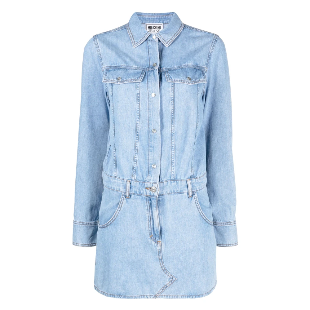 Moschino Women's Blue Casual Mini Dress