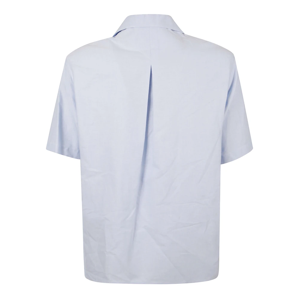 Kenzo Short Sleeve Shirts Blue Heren