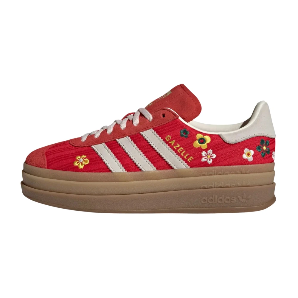 Adidas Women's Red Gazelle Bold - Skateboarding - 5 Uk - Sport