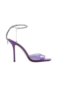 Sandalen met hoge hakken