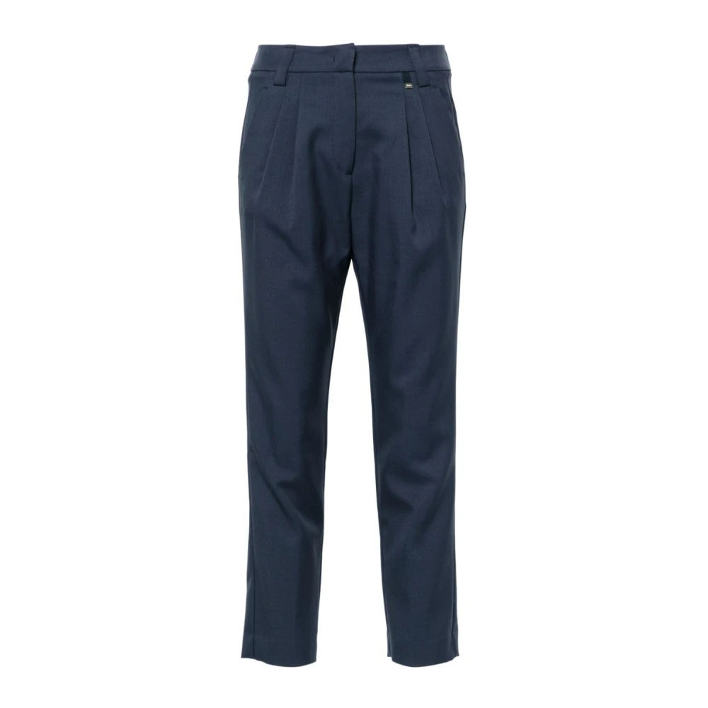 Herno Logo Plaque Broek Blue Heren