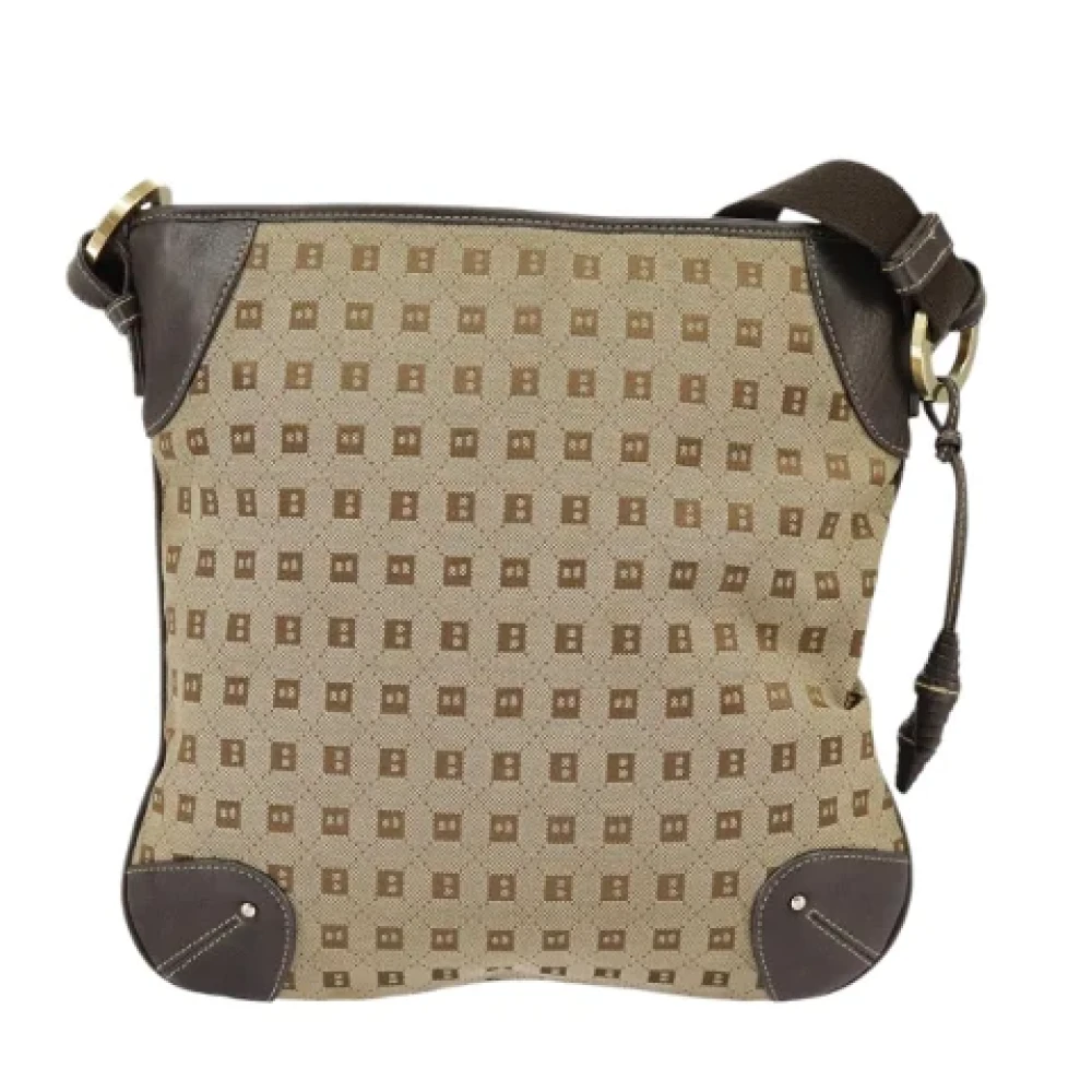 Bally Pre-owned Canvas shoulder-bags Beige Dames