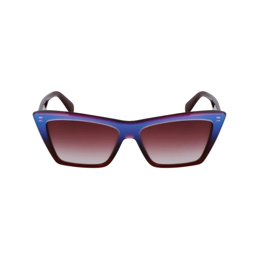 Liu Jo Women's Blue Woman Lj802s 435 Sunglasses Acetate Squared Normal - Image 3