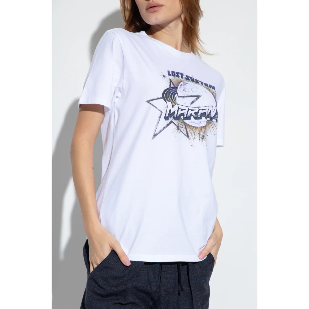 Isabel Marant Étoile Enna T-shirt White Dames