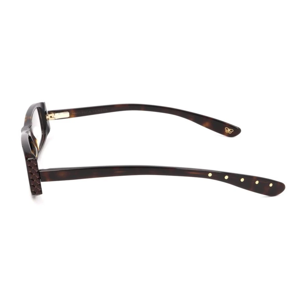 Bottega Veneta Bruine Acetaatframes met Havana-wijzerplaat Brown Dames