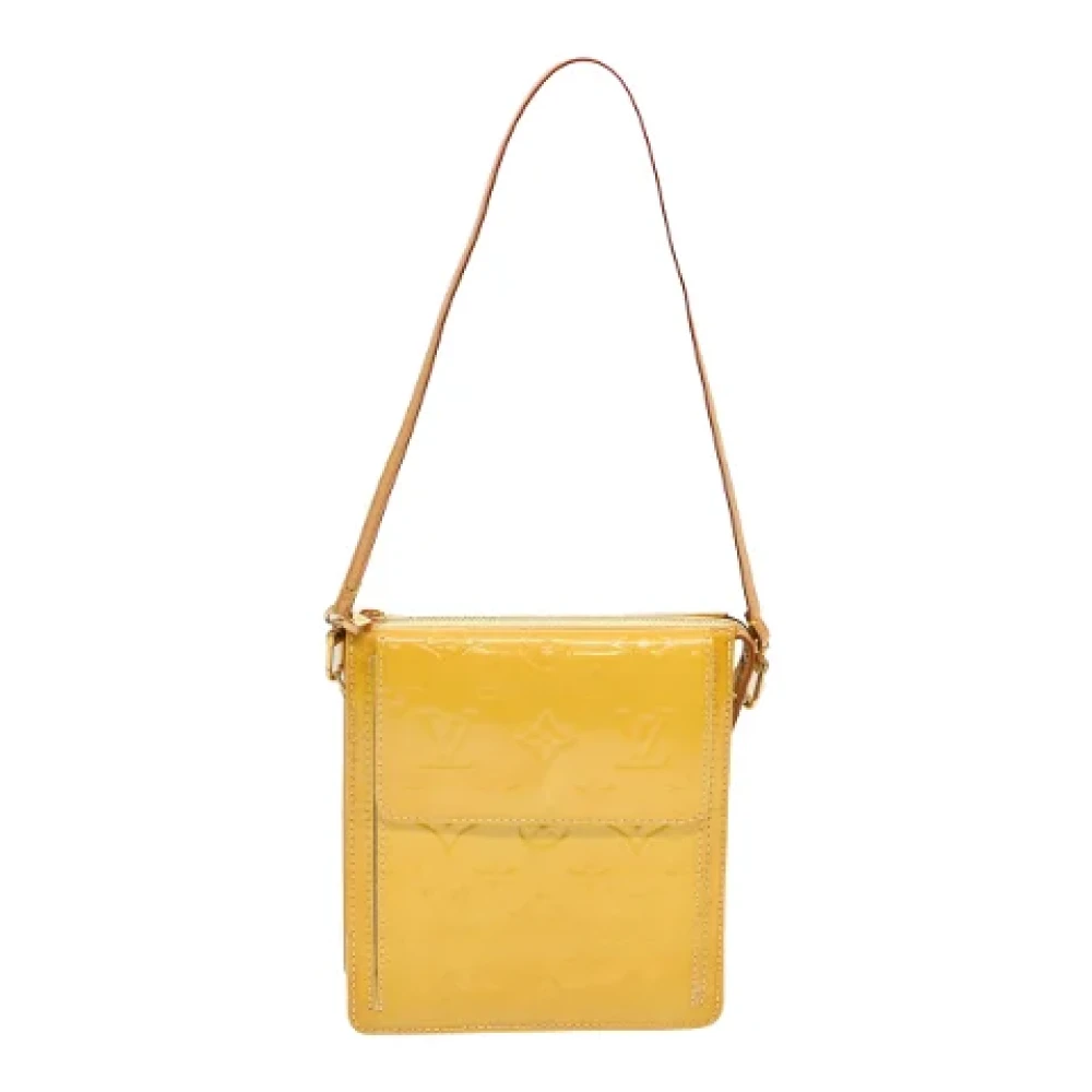 Louis Vuitton Vintage Pre-owned Leather clutches Yellow Dames